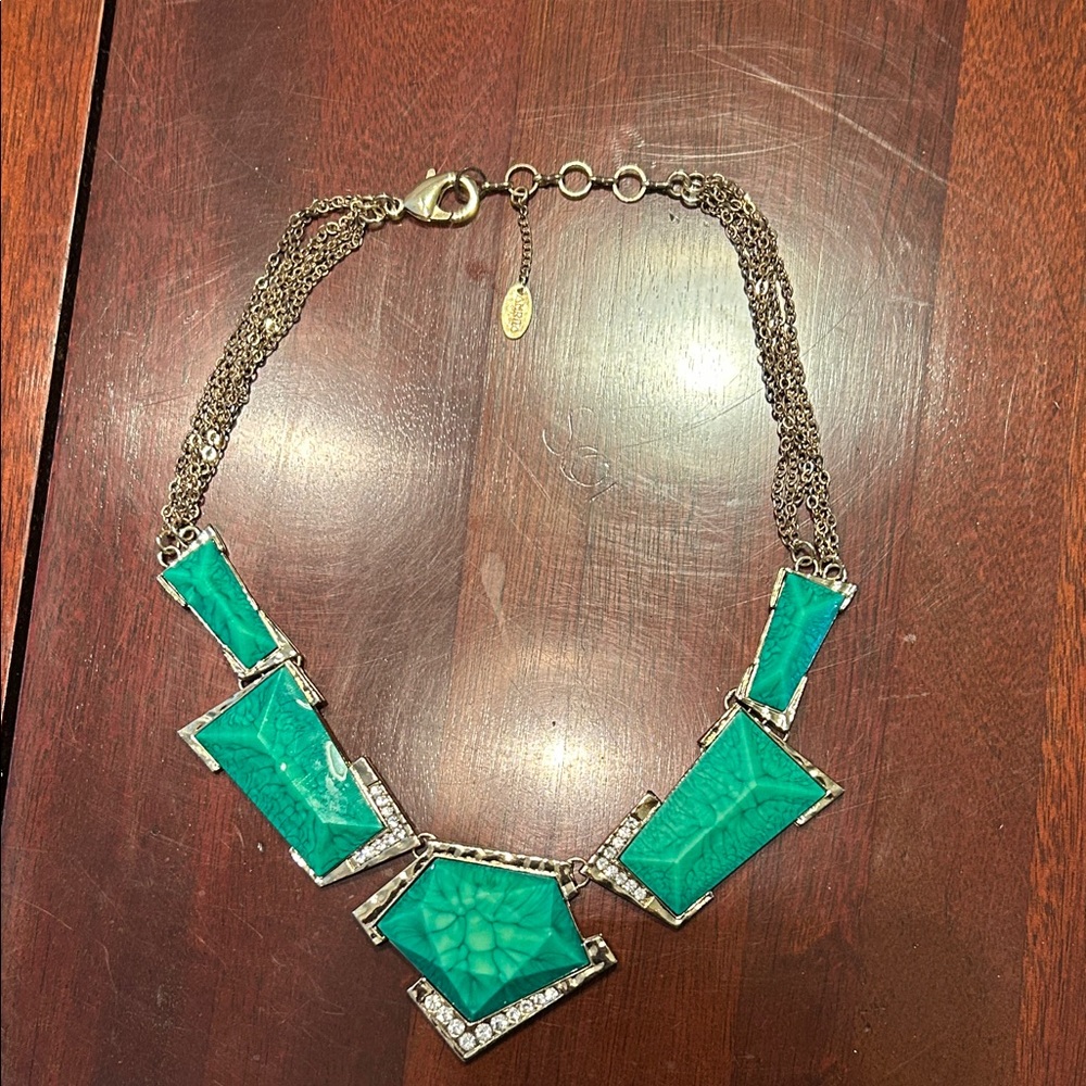 Amrita Singh Green Statement Necklace